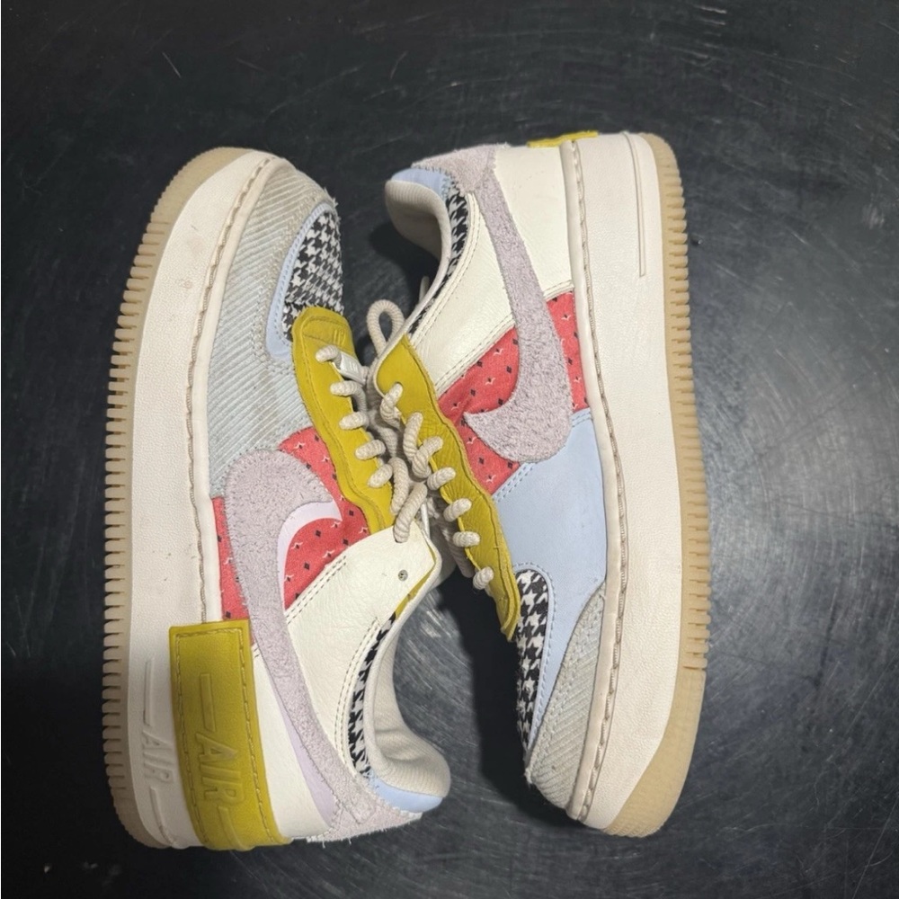 Nike Air Force One Shadow Patchwork Size 8 #S114 - image 3